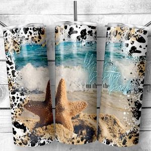 Life is better at the beach 20oz. Tumbler
